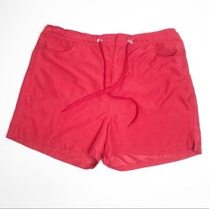 Red women's size XXL Body Glove board shorts